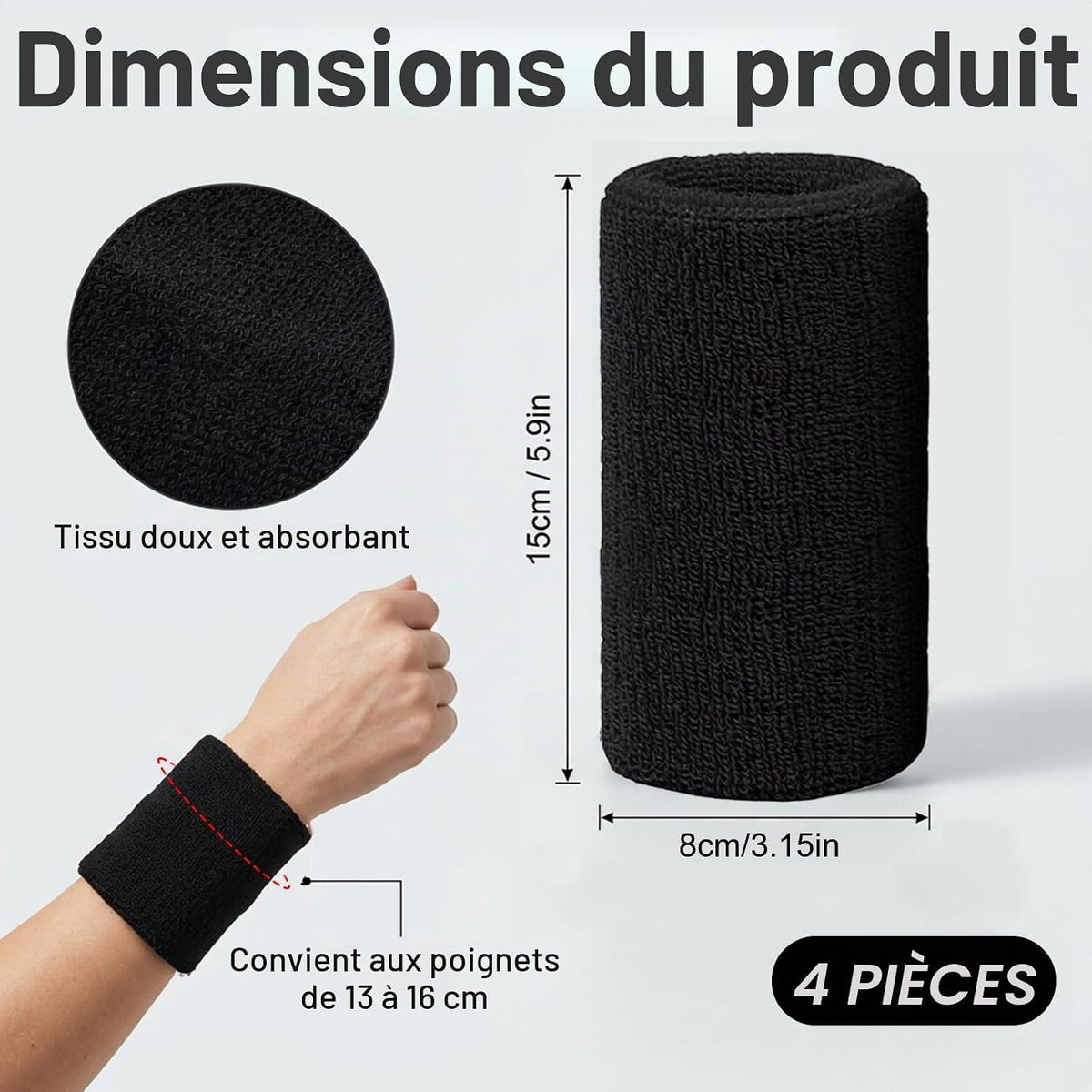 Bracelets Anti-Transpiration - NO-AD