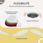 Palbea Protection pour Raquette de Padel - Paquet de 2 pièces. - NO-AD