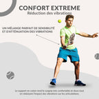 Palbea Surgrip de Padel Blanc Très Adhésif - Paquet de 6/12pièces. - NO-AD