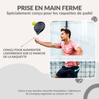 Palbea Surgrip de Padel Blanc Très Adhésif - Paquet de 6/12pièces. - NO-AD