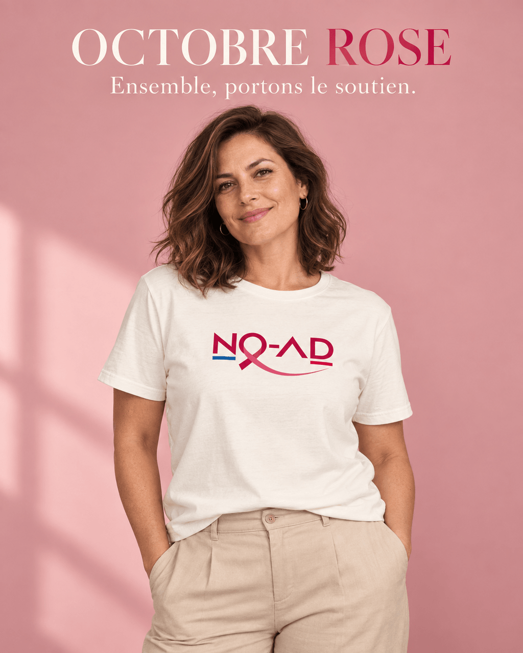 T-shirt Octobre rose - NO-AD